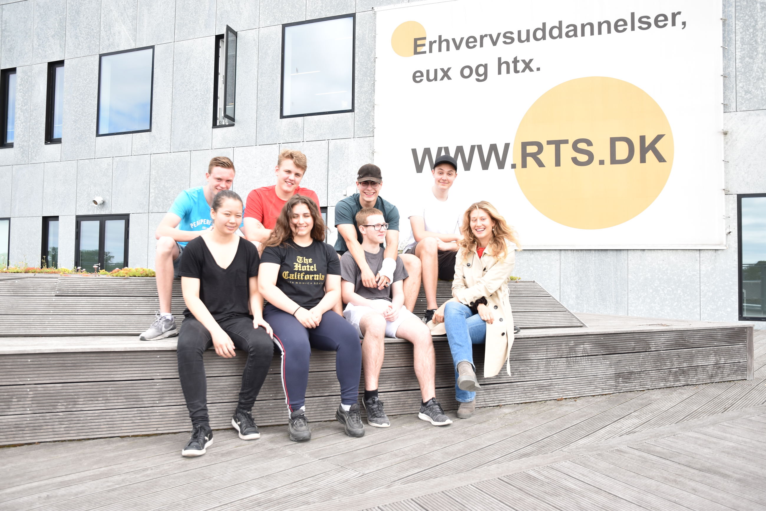 Gruppe af unge mennesker